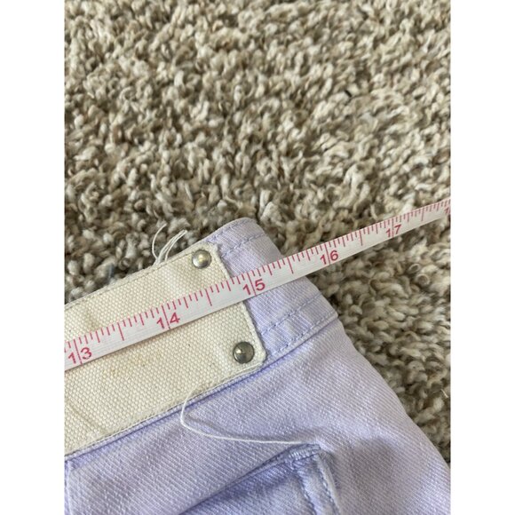 ⭐ 3/$15 Vintage Weekend MaxMara Size 10 Light Purple Pleated Denim Mini Skirt - Picture 10 of 11